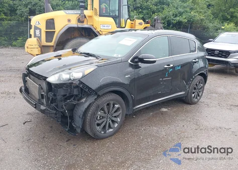 2018 Kia Sportage Ex из США, поврежденный, VIN KNDPNCAC0J7441968